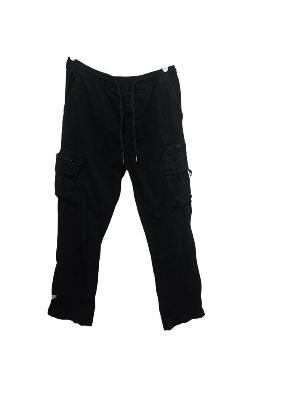 Brooklyn Cloth Black Stretch Cargo Jogger Pants Men's Medium